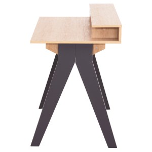 74339 ΓΡΑΦΕΙΟ REXIN HM18290 ΜΕΛΑΜΙΝΗ ΣΕ SONAMA-ΓΚΡΙ 120x19-59x75-85,5ΥΥεκ.