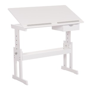 74342 ΓΡΑΦΕΙΟ/ΣΧΕΔΙΑΣΤΗΡΙΟ ΠΑΙΔΙΚΟ ASCENT HM18289 MDF ΣΕ ΛΕΥΚΟ 109x55x87,5Υεκ