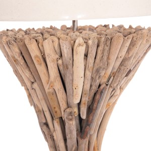 74361 ΔΙΑΚΟΣΜΗΤΙΚΟ ΦΩΤΙΣΤΙΚΟ ΔΑΠΕΔΟΥ ALTAR HM4433 DRIFTWOOD--ΛΕΥΚΟ PVC Φ45x142Υεκ.