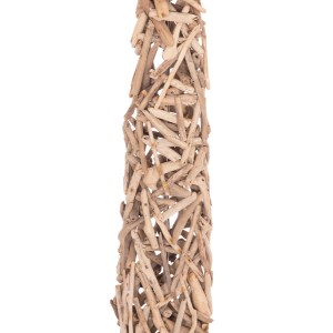 74362 ΔΙΑΚΟΣΜΗΤΙΚΟ ΦΩΤΙΣΤΙΚΟ ΔΑΠΕΔΟΥ ALTAR HM4429 DRIFTWOOD--ΛΕΥΚΟ PVC Φ45x153Υεκ.