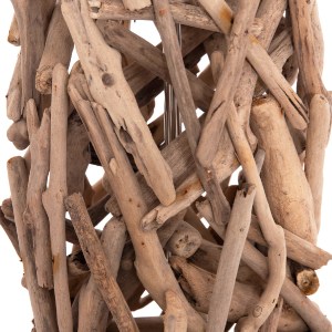 74362 ΔΙΑΚΟΣΜΗΤΙΚΟ ΦΩΤΙΣΤΙΚΟ ΔΑΠΕΔΟΥ ALTAR HM4429 DRIFTWOOD--ΛΕΥΚΟ PVC Φ45x153Υεκ.