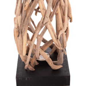 74364 ΔΙΑΚΟΣΜΗΤΙΚΟ ΦΩΤΙΣΤΙΚΟ ΔΑΠΕΔΟΥ FLAMER HM4439 DRIFTWOOD ΣΕ ΦΥΣΙΚΟ 30x30x179Υεκ.
