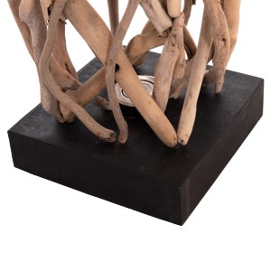 74364 ΔΙΑΚΟΣΜΗΤΙΚΟ ΦΩΤΙΣΤΙΚΟ ΔΑΠΕΔΟΥ FLAMER HM4439 DRIFTWOOD ΣΕ ΦΥΣΙΚΟ 30x30x179Υεκ.
