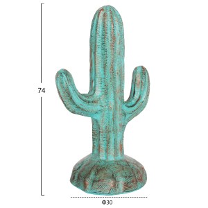 74368 ΔΙΑΚΟΣΜΗΤΙΚΟΣ ΚΑΚΤΟΣ ΔΑΠΕΔΟΥ CACTUS HM4386.03S MDF ΣΕ ΠΡΑΣΙΝΟ 42x30x74Υεκ.