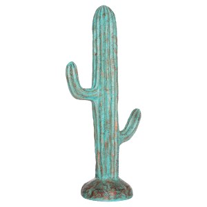 74371 ΔΙΑΚΟΣΜΗΤΙΚΟΣ ΚΑΚΤΟΣ ΔΑΠΕΔΟΥ CACTUS HM4386.03L MDF ΣΕ ΠΡΑΣΙΝΟ 63x37x150Υεκ.