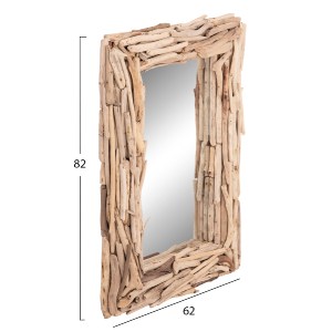 74372 ΚΑΘΡΕΠΤΗΣ ΤΟΙΧΟΥ TWIGS HM4440 DRIFTWOOD ΣΕ ΦΥΣΙΚΟ ΧΡΩΜΑ 62x10x82Υεκ.