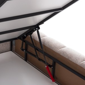 74377 ΚΡΕΒΑΤΙ RAMON ΜΕ ΑΠΟΘ. ΧΩΡΟ HM720.10 ΥΦΑΣΜΑ TEDDY ΜΠΕΖ-ΓΙΑ ΣΤΡΩΜΑ 160x200εκ