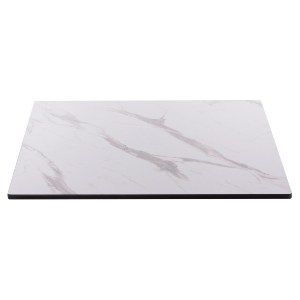 74404 ΕΠΙΦΑΝΕΙΑ ΤΡΑΠΕΖΙΟΥ HPL GLOSSΥ HM6363.01 ΤΕΤΡΑΓΩΝΗ COMPACT ΛΕΥΚΟ ΜΑΡΜΑΡΟ 60x60x1.5εκ