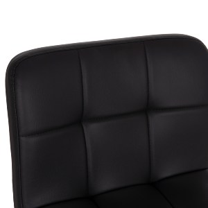 74451 ΣΚΑΜΠΟ ΜΠΑΡ ΠΕΡΙΣΤΡΕΦΟΜΕΝΟ DIANA HM202.21 ΜΑΥΡΟ PU--ΜΕΤΑΛΛΟ ΧΡΩΜΙΟ 44x52x109Υεκ.