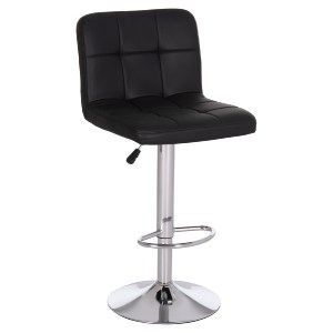 74451 ΣΚΑΜΠΟ ΜΠΑΡ ΠΕΡΙΣΤΡΕΦΟΜΕΝΟ DIANA HM202.21 ΜΑΥΡΟ PU--ΜΕΤΑΛΛΟ ΧΡΩΜΙΟ 44x52x109Υεκ.