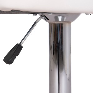74452 ΣΚΑΜΠΟ ΜΠΑΡ ΠΕΡΙΣΤΡΕΦΟΜΕΝΟ DIANA HM202.22 ΛΕΥΚΟ PU--ΜΕΤΑΛΛΟ ΧΡΩΜΙΟ 44x52x109Υεκ.