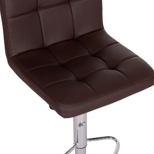 74453 ΣΚΑΜΠΟ ΜΠΑΡ ΠΕΡΙΣΤΡΕΦΟΜΕΝΟ DIANA HM202.23 ΚΑΦΕ PU--ΜΕΤΑΛΛΟ ΧΡΩΜΙΟ 44x52x109Υεκ.