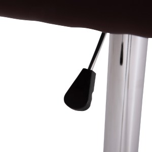 74453 ΣΚΑΜΠΟ ΜΠΑΡ ΠΕΡΙΣΤΡΕΦΟΜΕΝΟ DIANA HM202.23 ΚΑΦΕ PU--ΜΕΤΑΛΛΟ ΧΡΩΜΙΟ 44x52x109Υεκ.