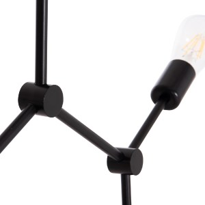74464 ΦΩΤΙΣΤΙΚΟ ΟΡΟΦΗΣ 3-ΦΩΤΟ LIGHTY HM7404.11 ΜΕΤΑΛΛΟ ΣΕ ΜΑΥΡΟ 52x5x48Υεκ.