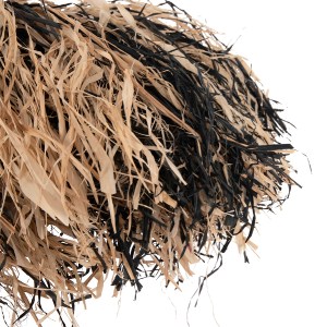 74525 ΦΩΤΙΣΤΙΚΟ ΟΡΟΦΗΣ ORDEM HM4715 ΚΑΠΕΛΟ ΙΝΕΣ SISAL & ΜΠΑΝΑΝΑΣ-ΜΑΥΡΟ & ΦΥΣΙΚΟ Φ75εκ