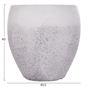 74538 ΣΕΤ 3ΤΜΧ ΓΛΑΣΤΡΕΣ ΣΕΙΡΑ GARDENER HM4718 FIBERCLAY ΛΕΥΚΟ Φ55x54Υεκ
