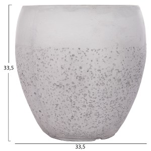 74538 ΣΕΤ 3ΤΜΧ ΓΛΑΣΤΡΕΣ ΣΕΙΡΑ GARDENER HM4718 FIBERCLAY ΛΕΥΚΟ Φ55x54Υεκ