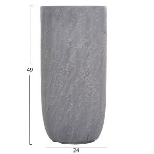 74541 ΣΕΤ 3ΤΜΧ ΓΛΑΣΤΡΕΣ ΚΥΛΙΝΔΡΟΙ ΣΕΙΡΑ GARDENER HM4720 FIBERCLAY-ΧΡΩΜΑ CEMENT Φ44x79Υεκ