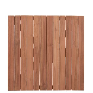 74545 ΕΠΙΦΑΝΕΙΑ ΤΡΑΠΕΖΙΟΥ ΤΕΤΡΑΓΩΝΗ HM18135 ΞΥΛΟ TEAK--ΦΥΣΙΚΟ 60x60x4(πάχος)εκ.