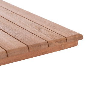 74545 ΕΠΙΦΑΝΕΙΑ ΤΡΑΠΕΖΙΟΥ ΤΕΤΡΑΓΩΝΗ HM18135 ΞΥΛΟ TEAK--ΦΥΣΙΚΟ 60x60x4(πάχος)εκ.