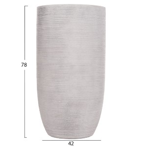 74546 ΣΕΤ 3ΤΜΧ ΓΛΑΣΤΡΕΣ ΚΥΛΙΝΔΡΟΙ ΣΕΙΡΑ GARDENER HM4721 FIBERCLAY-ΧΡΩΜΑ CEMENT Φ42x78Υεκ