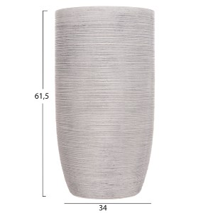 74546 ΣΕΤ 3ΤΜΧ ΓΛΑΣΤΡΕΣ ΚΥΛΙΝΔΡΟΙ ΣΕΙΡΑ GARDENER HM4721 FIBERCLAY-ΧΡΩΜΑ CEMENT Φ42x78Υεκ