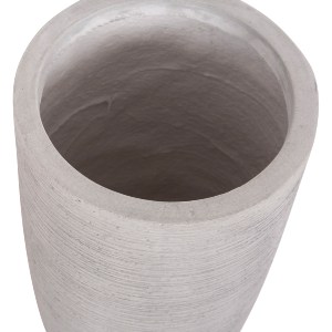 74546 ΣΕΤ 3ΤΜΧ ΓΛΑΣΤΡΕΣ ΚΥΛΙΝΔΡΟΙ ΣΕΙΡΑ GARDENER HM4721 FIBERCLAY-ΧΡΩΜΑ CEMENT Φ42x78Υεκ