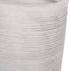 74546 ΣΕΤ 3ΤΜΧ ΓΛΑΣΤΡΕΣ ΚΥΛΙΝΔΡΟΙ ΣΕΙΡΑ GARDENER HM4721 FIBERCLAY-ΧΡΩΜΑ CEMENT Φ42x78Υεκ