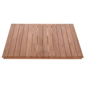 74547 ΕΠΙΦΑΝΕΙΑ ΤΡΑΠΕΖΙΟΥ ΤΕΤΡΑΓΩΝΗ HM18136 ΞΥΛΟ TEAK--ΦΥΣΙΚΟ 70x70x4(πάχος)εκ.