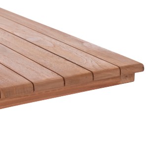 74547 ΕΠΙΦΑΝΕΙΑ ΤΡΑΠΕΖΙΟΥ ΤΕΤΡΑΓΩΝΗ HM18136 ΞΥΛΟ TEAK--ΦΥΣΙΚΟ 70x70x4(πάχος)εκ.