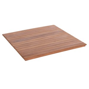 74548 ΕΠΙΦΑΝΕΙΑ ΤΡΑΠΕΖΙΟΥ ΤΕΤΡΑΓΩΝΗ HM18137 ΞΥΛΟ TEAK--ΦΥΣΙΚΟ 80x80x4(πάχος)εκ.