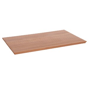 74549 ΕΠΙΦΑΝΕΙΑ ΤΡΑΠΕΖΙΟΥ ΟΡΘΟΓΩΝΙΑ HM18138 ΞΥΛΟ TEAK--ΦΥΣΙΚΟ 120x80x4(πάχος)εκ.