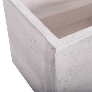 74551 ΣΕΤ 3ΤΜΧ ΓΛΑΣΤΡΕΣ ΟΡΘΟΓΩΝΙΕΣ GARDENER HM4723 FIBERCLAY ΓΚΡΙ CEMENT 81x30x30Υεκ.