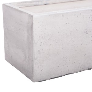 74551 ΣΕΤ 3ΤΜΧ ΓΛΑΣΤΡΕΣ ΟΡΘΟΓΩΝΙΕΣ GARDENER HM4723 FIBERCLAY ΓΚΡΙ CEMENT 81x30x30Υεκ.