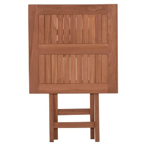 74553 ΤΡΑΠΕΖΙ ΣΚΗΝΟΘΕΤΗ ΤΕΤΡΑΓΩΝΟ ERIS HM18118 ΞΥΛΟ TEAK--ΦΥΣΙΚΟ 60x60x75Υεκ.