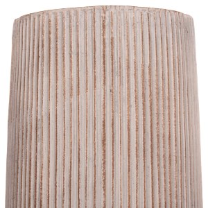 74557 ΣΕΤ 2ΤΜΧ ΓΛΑΣΤΡΕΣ ΚΥΛΙΝΔΡΟΙ ΣΕΙΡΑ GARDENER HM4727 FIBERCLAY-ΧΡΩΜΑ CEMENT Φ35x64Υεκ