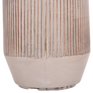 74557 ΣΕΤ 2ΤΜΧ ΓΛΑΣΤΡΕΣ ΚΥΛΙΝΔΡΟΙ ΣΕΙΡΑ GARDENER HM4727 FIBERCLAY-ΧΡΩΜΑ CEMENT Φ35x64Υεκ