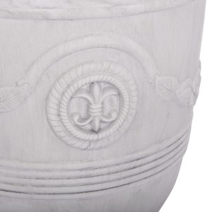 74559 ΣΕΤ 3ΤΜΧ ΓΛΑΣΤΡΕΣ ΜΕ ΑΝΑΓΛΥΦΟ GARDENER HM4729 FIBERCLAY-ΣΕ ΥΠΟΛΕΥΚΟ Φ58x72.5Υεκ