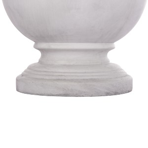 74559 ΣΕΤ 3ΤΜΧ ΓΛΑΣΤΡΕΣ ΜΕ ΑΝΑΓΛΥΦΟ GARDENER HM4729 FIBERCLAY-ΣΕ ΥΠΟΛΕΥΚΟ Φ58x72.5Υεκ