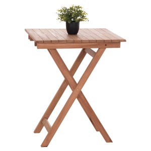 74567 ΤΡΑΠΕΖΙ ΣΚΗΝΟΘΕΤΗ ΤΕΤΡΑΓΩΝΟ HEIDEL HM18121 ΞΥΛΟ TEAK--ΦΥΣΙΚΟ 60x60x75Υεκ.