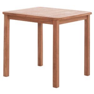 74568 ΤΡΑΠΕΖΙ ΤΕΤΡΑΓΩΝΟ PRESSCOT HM18122 ΞΥΛΟ TEAK--ΦΥΣΙΚΟ 80x80x76Υεκ.