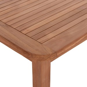74568 ΤΡΑΠΕΖΙ ΤΕΤΡΑΓΩΝΟ PRESSCOT HM18122 ΞΥΛΟ TEAK--ΦΥΣΙΚΟ 80x80x76Υεκ.