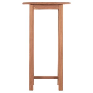 74580 ΤΡΑΠΕΖΙ/ΣΤΑΝΤ ΜΠΑΡ ΣΤΡΟΓΓΥΛΟ PRESSCOT HM18114 ΞΥΛΟ TEAK--ΦΥΣΙΚΟ Φ60x105Υεκ.