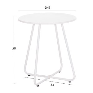 74594 ΣΕΤ LOUNGE 3TMX ΕΞ.ΧΩΡΟΥ OREGO HM21107.02 ΑΛΟΥΜΙΝΙΟ & ΜΕΤΑΛΛΟ ΣΕ ΛΕΥΚΟ