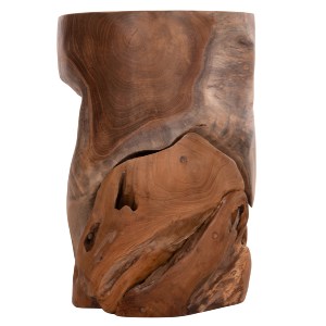 74635 ΒΟΗΘΗΤΙΚΟ ΣΚΑΜΠΟ/ΤΡΑΠΕΖΑΚΙ STOMP HM9350.11 ΞΥΛΟ TEAK-ΦΥΣΙΚΟ Φ30x45Υεκ.