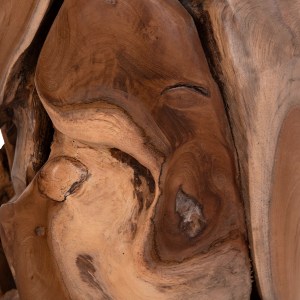 74635 ΒΟΗΘΗΤΙΚΟ ΣΚΑΜΠΟ/ΤΡΑΠΕΖΑΚΙ STOMP HM9350.11 ΞΥΛΟ TEAK-ΦΥΣΙΚΟ Φ30x45Υεκ.