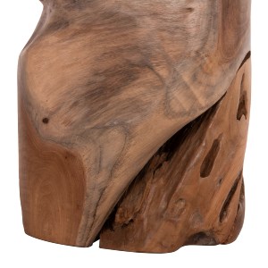 74635 ΒΟΗΘΗΤΙΚΟ ΣΚΑΜΠΟ/ΤΡΑΠΕΖΑΚΙ STOMP HM9350.11 ΞΥΛΟ TEAK-ΦΥΣΙΚΟ Φ30x45Υεκ.
