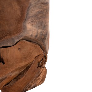 74635 ΒΟΗΘΗΤΙΚΟ ΣΚΑΜΠΟ/ΤΡΑΠΕΖΑΚΙ STOMP HM9350.11 ΞΥΛΟ TEAK-ΦΥΣΙΚΟ Φ30x45Υεκ.