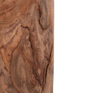 74637 ΒΟΗΘΗΤΙΚΟ ΤΡΑΠΕΖΑΚΙ/ΣΚΑΜΠΟ TRONCO HM9374.21 ΞΥΛΟ TEAK--ΦΥΣΙΚΟ Φ30x45Υεκ.