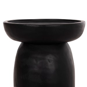 74642 ΤΡΑΠΕΖΙ ΒΟΗΘΗΤΙΚΟ LOKI HM9899.12 ΜΑΣΙΦ ΞΥΛΟ SUAR ΣΕ ΜΑΥΡΟ Φ30x50Υεκ.